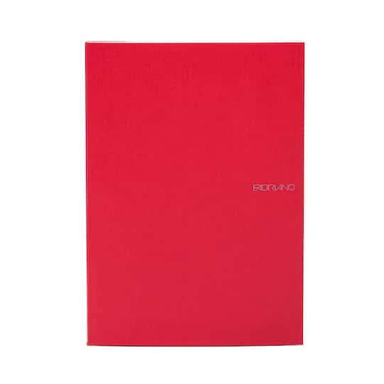 Fabriano&#xAE; EcoQua Red Raspberry Grid Notepad, A4